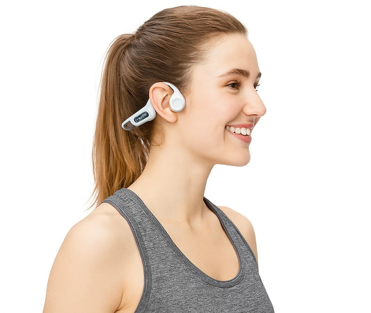 Casque audio Lenovo X3 Pro d'origine, à conduction osseuse, Bluetooth 5.3, sans fil, étanche, avec contour d'oreille et microphone intégré.