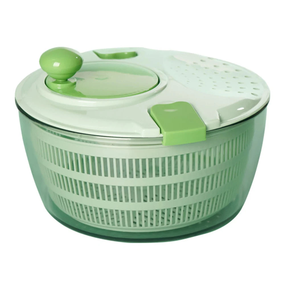 Household Fruit Cleaner Spinner Large Capacity Manual Vegetable Washer Quick Salad Drainer Basket Food Wash Bowl Kitchen Gadget