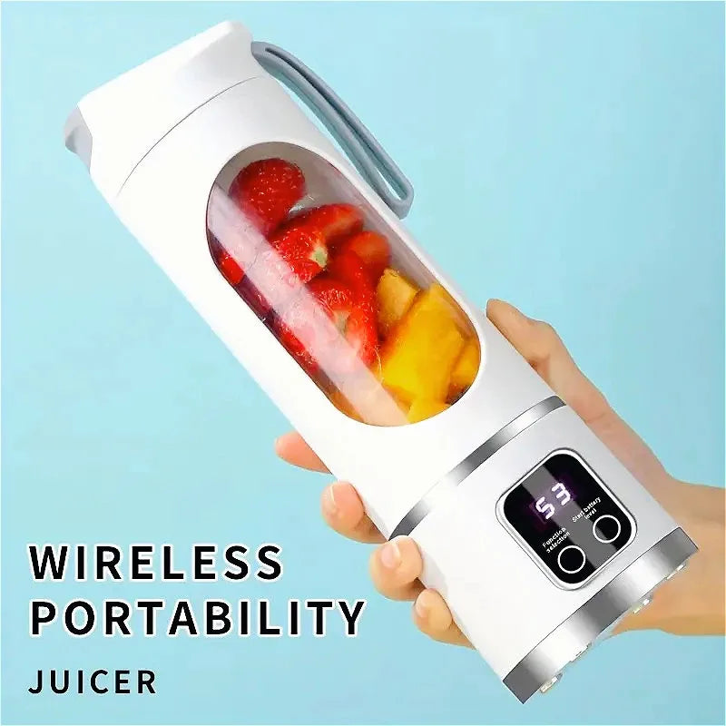 blender juicer Portable Electric Juicer 450ml 8 Blades CV VVVVVV Travel Juicer Machine Chargeable Shakes Smoothie Blenders Fresh Juice Cup
