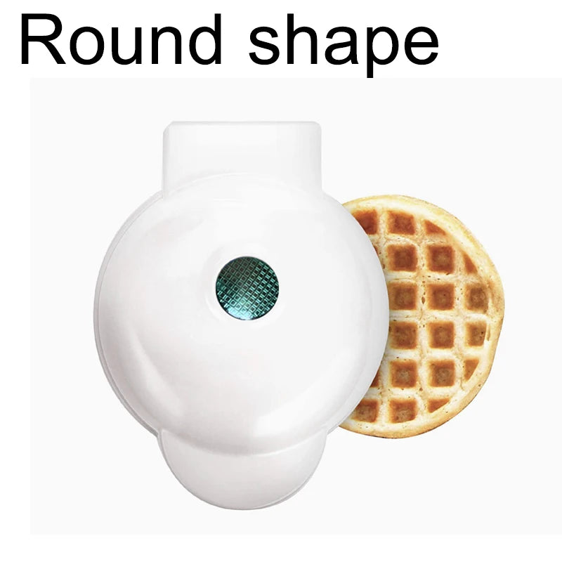 110V&220V Electric Mini Waffles Maker Machine Kitchen Cooking Appliance for Kids Breakfast Dessert Pot Small Fried Eggs