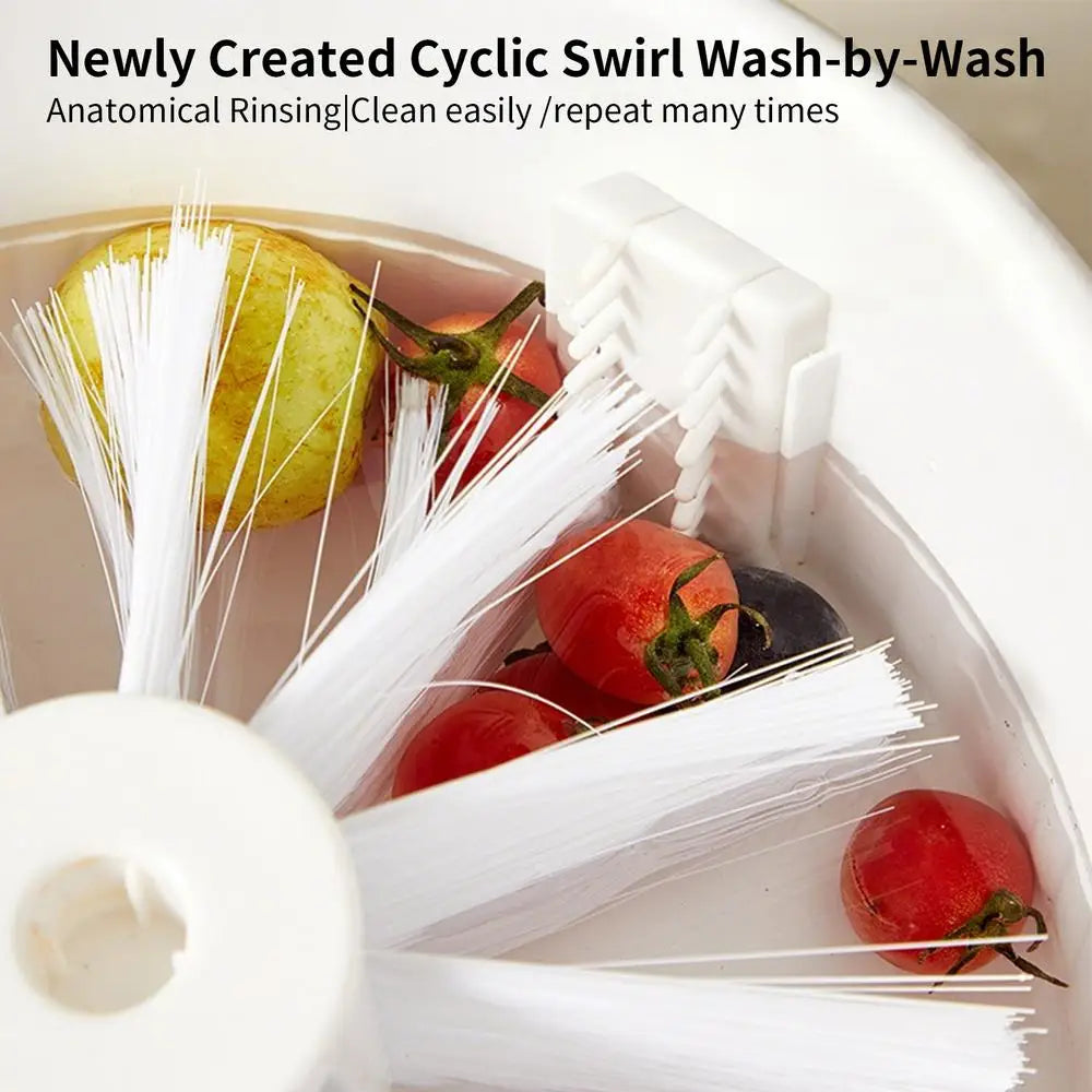 Vegetable Cleaner Spinner Multifunctional Vegetable Scrubber Multifunctional Potato Scrubber With Lid Household Salad Washing