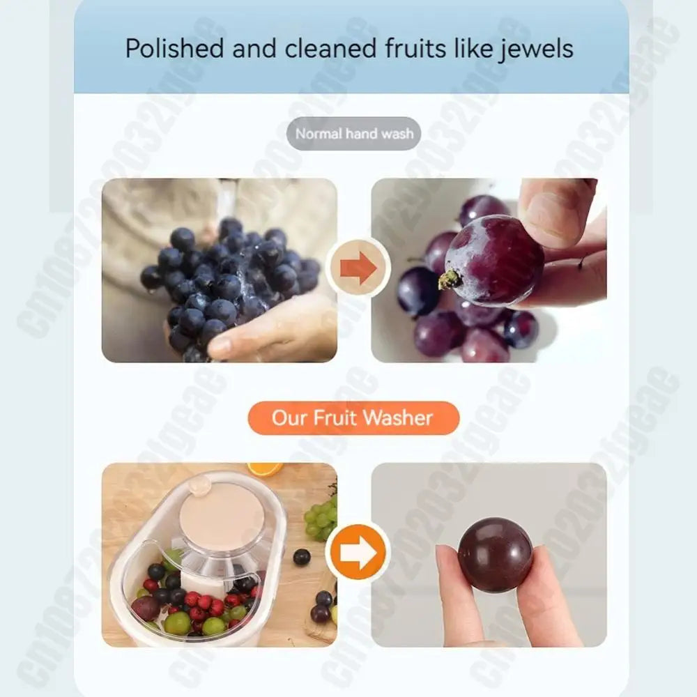 Household Fruit Cleaner Spinner Large Capacity Manual Vegetable Washer Quick Salad Drainer Basket Food Wash Bowl Kitchen Gadget