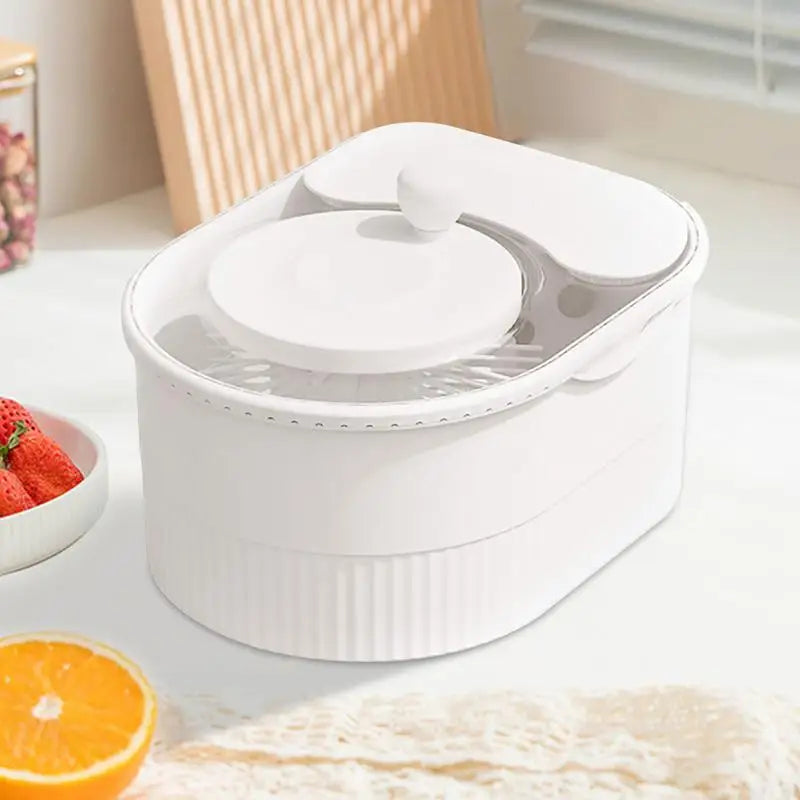 Vegetable Cleaner Spinner Multifunctional Vegetable Scrubber Multifunctional Potato Scrubber With Lid Household Salad Washing