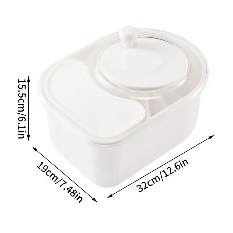 Vegetable Cleaner Spinner Multifunctional Vegetable Scrubber Multifunctional Potato Scrubber With Lid Household Salad Washing