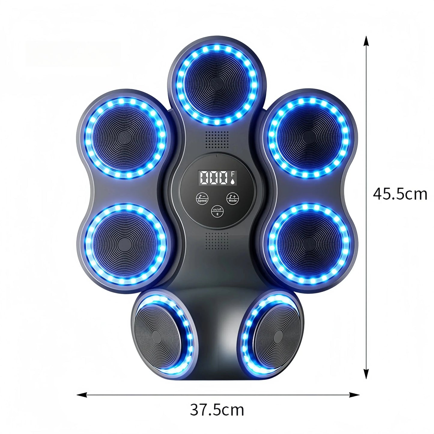 9 Speeds 11 Modes Boxing Equipment for Home with LED Sound Boxing Reaction Training Kids Adults Relaxing Music Boxing Machine