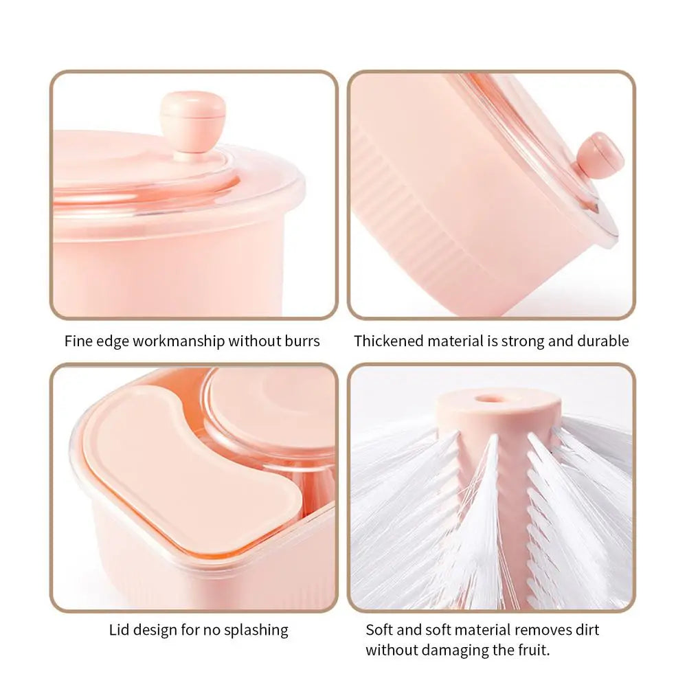 Vegetable Cleaner Spinner Multifunctional Vegetable Scrubber Multifunctional Potato Scrubber With Lid Household Salad Washing