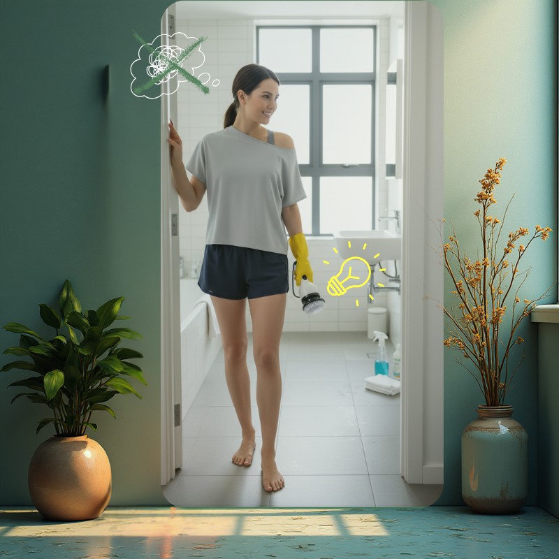 Brosse de nettoyage sans fil A10, brosse électrique rotative, extension réglable, outil de nettoyage puissant pour douche et salle de bain