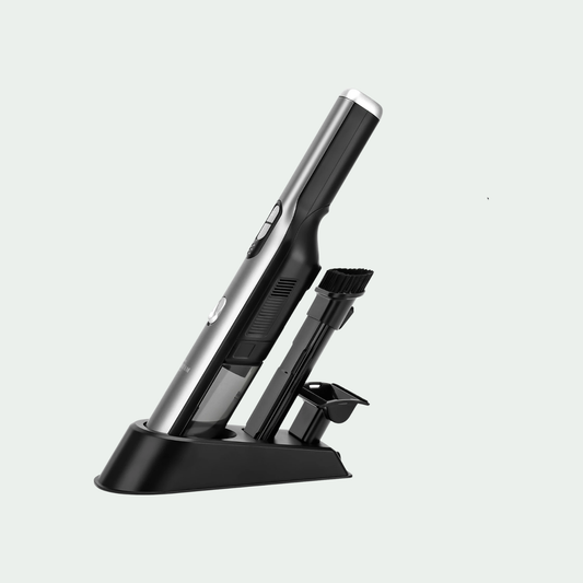 Aspirateur de voiture sans fil à main avec une puissante aspiration de 18 kPa, aspirateur portable rechargeable avec lumière LED frontale et St