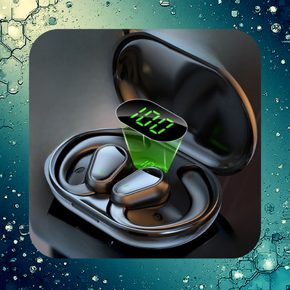 Ear Hook Headphones Wireless HiFi Stereo Waterproof Noise Reduction Earbuds Phone