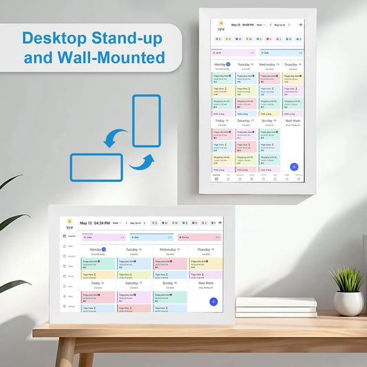 15.6 Inch Touchscreen WiFi Smart Digital Calendar Interactive Display Digital Picture Frame Calendar Planner with APP for Family