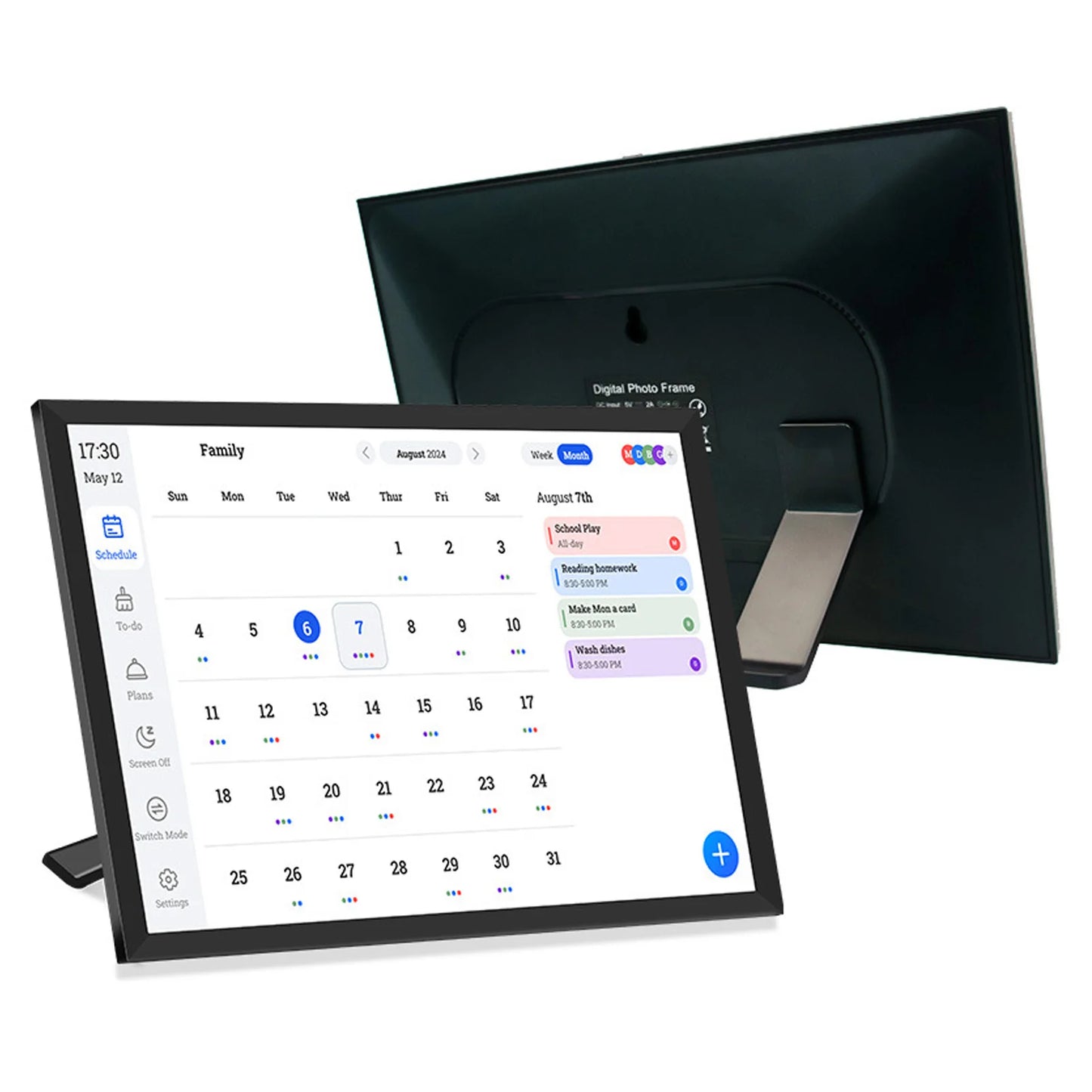 Digital Calendar 10.1in Smart Digital Calendar and Planner HD Touchscreen Smart Calendar with Chore Chart for Family