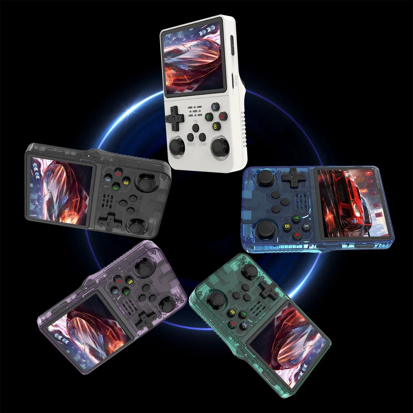 R36S Handheld Game Console 3.5Inch IPS 640x480 Screen Built in 64GB Memory Classic Games Portable Handheld Game Console