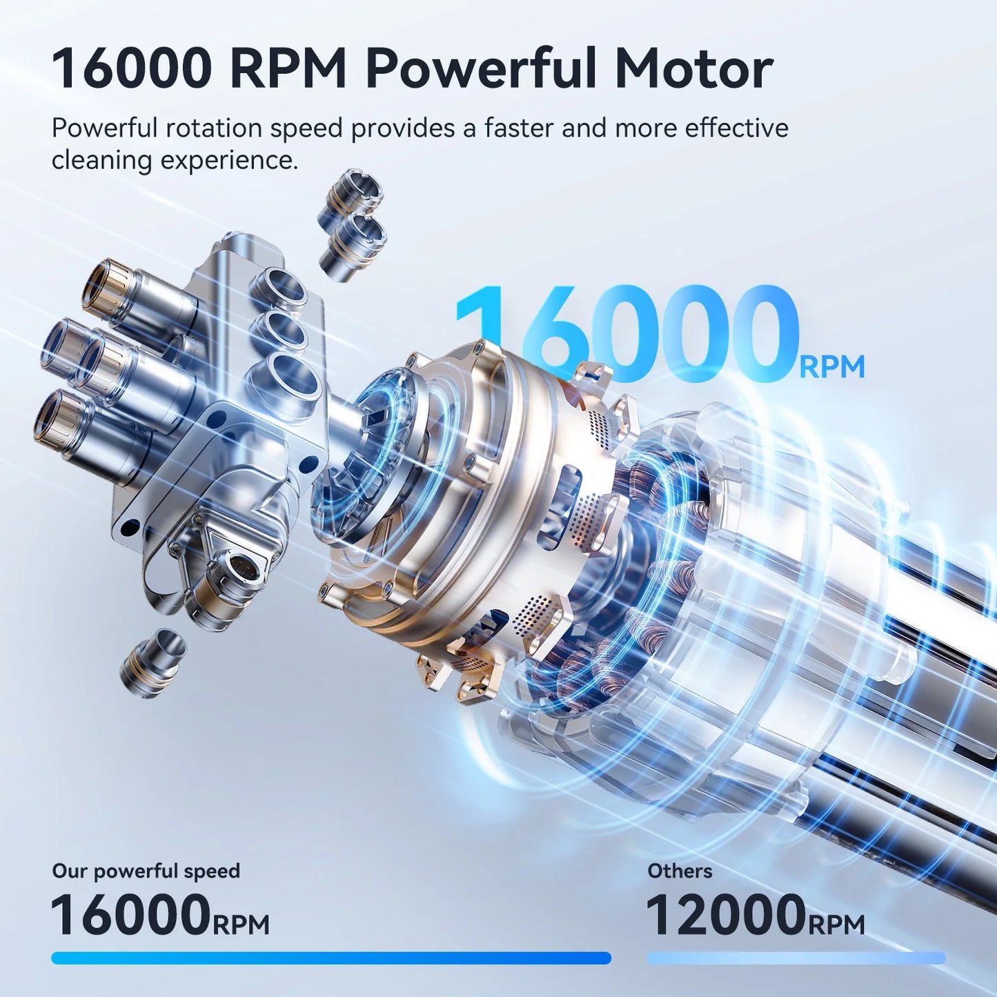 Brosse de nettoyage sans fil A10, brosse électrique rotative, extension réglable, outil de nettoyage puissant pour douche et salle de bain