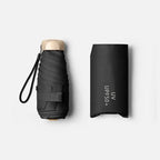1Pc Mini Sun Umbrella Pocket Rain Umbrella Vinyl Folding UV Protection Sun Shade Ultraviolet Capsule Parasol for Pocket 55% off