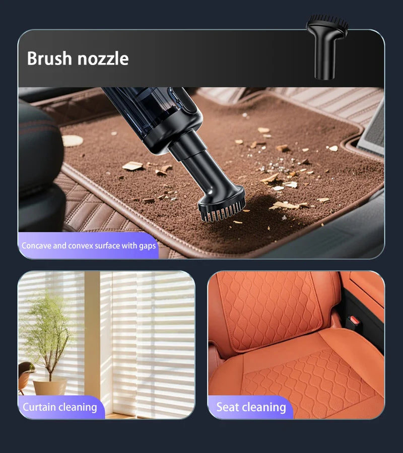 Xiaomi 170000pa Home Vacuum Cleaner Vacuum Cleaner With Super Strong Suction Car Handheld Wireless Vacuum Cleaner Household Use