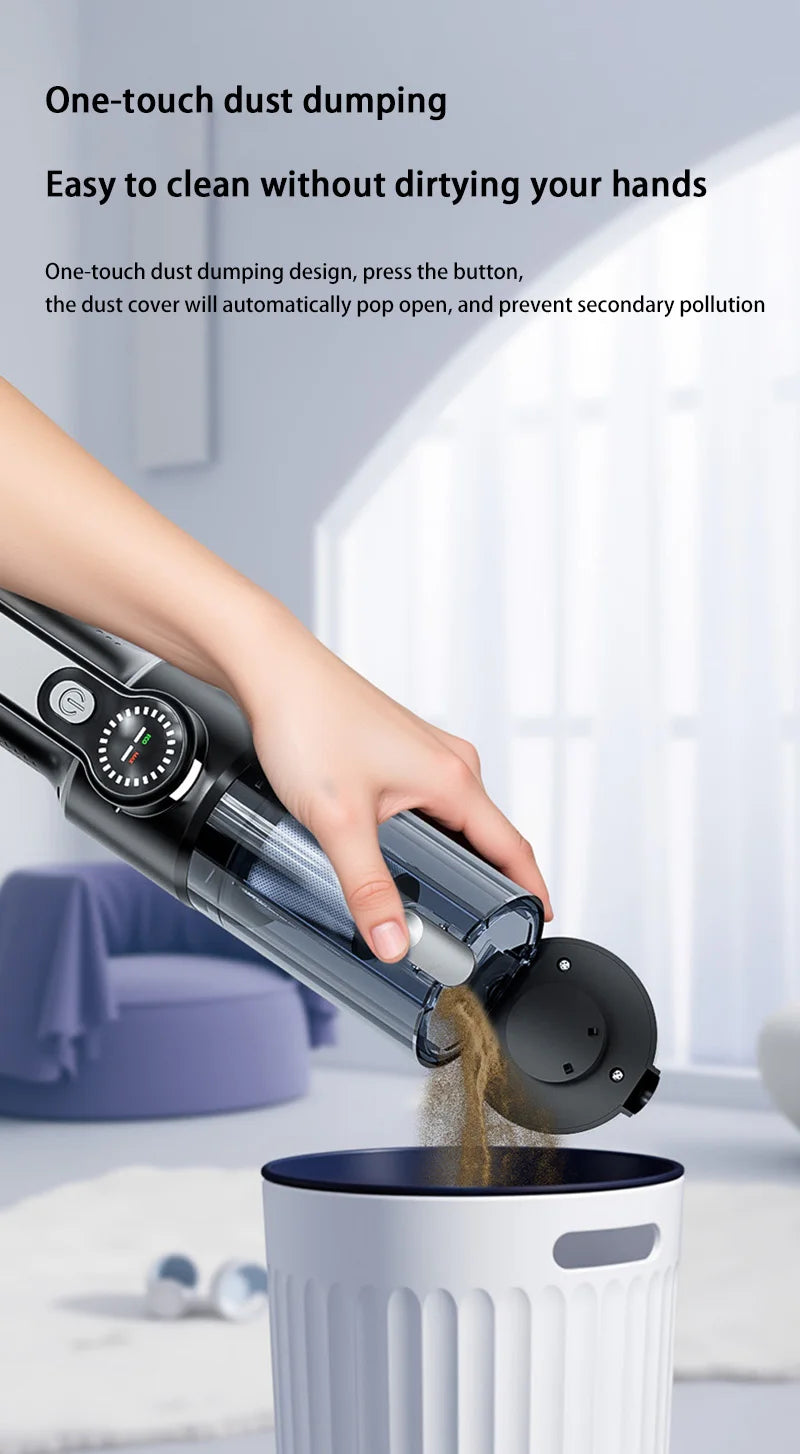Xiaomi 170000pa Home Vacuum Cleaner Vacuum Cleaner With Super Strong Suction Car Handheld Wireless Vacuum Cleaner Household Use