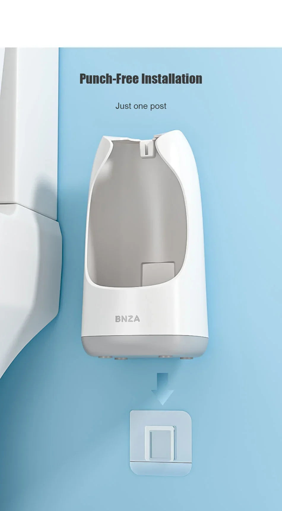 Brosse de toilette en silicone, accessoires WC, brosse WC, nettoyage sans recoins, poils doux, brosse de salle de bain.