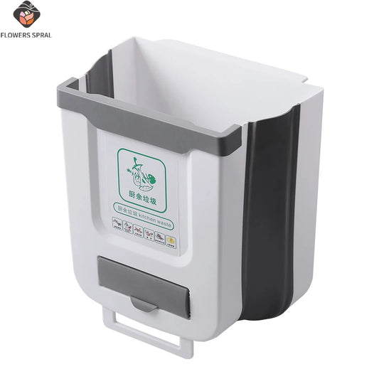 The Kitchen Foldable Garbage Bin Has A Large Capacity And Is Easy To Clean, Suitable For Kitchens, Bathrooms, And RVs