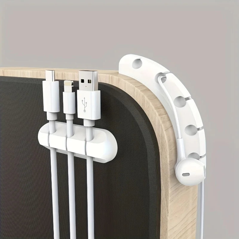 Cable Organizer Box with Clips | USB & Power Cord Management | Nova Wey