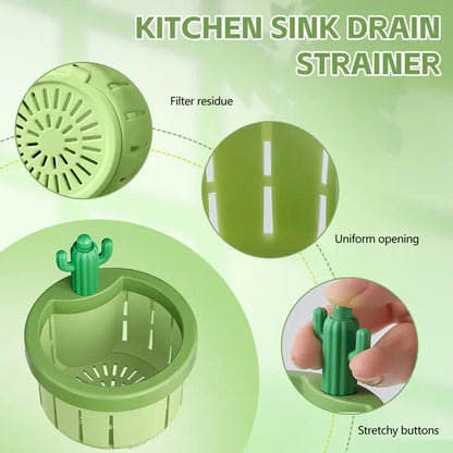 Cactus Sink Filter Screen — Anti-Clog Kitchen Drain Basket
