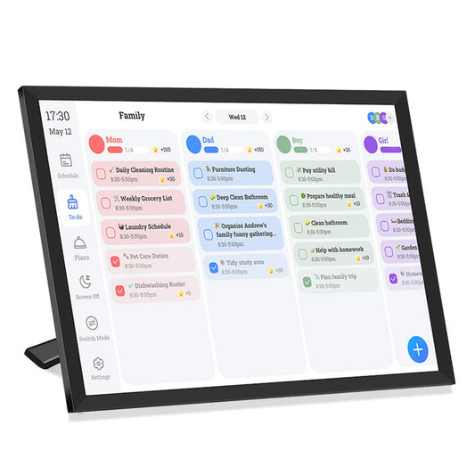 Digital Calendar 10.1in Smart Digital Calendar and Planner HD Touchscreen Smart Calendar with Chore Chart for Family