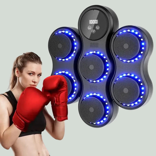 Music Boxing Machine Smart Home Fitness Electronic Wall Target Adjustable Response Training