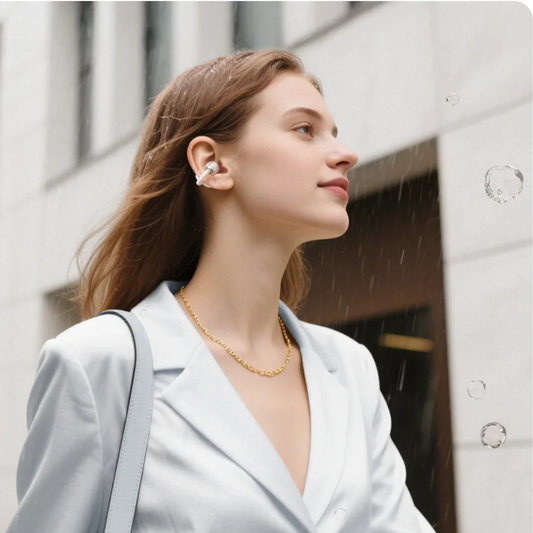 QCY Crossky C50 — Open-Ear Clip Earbuds, Bluetooth 6.0