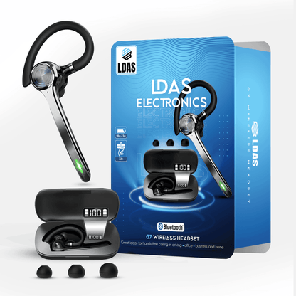 Casque Bluetooth G7 sans fil avec microphone intégré et réduction de bruit